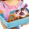 Barbie First Jobs Skipper Set with Doll Model, Snack Bar with Counter, Ice Cream Cup with Colour Change and 8 Accessories, Children's Toy, Ages 3 and Above, HKD79 view 3