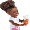 Barbie Chelsea Can Be Playset, Brunette Barista Small Doll with Removable Outfit & 7 Career Accessories Including Coffee Maker view 3