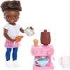 Barbie Chelsea Can Be Playset, Brunette Barista Small Doll with Removable Outfit & 7 Career Accessories Including Coffee Maker view 4