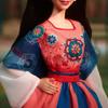 Barbie Signature Lunar New Year Doll in Traditional Hanfu Robe with Chinese Prints & Accessories, Collectible with Doll Stand & Certificate of Aithenticity view 4
