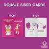 ASL Flash Cards - American Sign Language Flashcards for Beginners, Kids, Babies, Toddlers - Learn How to Sign - Early Learning Study Materials - Classroom and Homeschool Supplies (Conversation Words) view 2