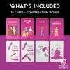 ASL Flash Cards - American Sign Language Flashcards for Beginners, Kids, Babies, Toddlers - Learn How to Sign - Early Learning Study Materials - Classroom and Homeschool Supplies (Conversation Words) view 3
