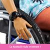 Barbie Ken Doll with Wheelchair & Ramp, Kids Toys, Fashionistas, Brunette with Beachy Tee and Orange Shorts, Clothes and Accessories view 3