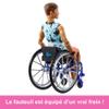 Barbie Ken Doll with Wheelchair & Ramp, Kids Toys, Fashionistas, Brunette with Beachy Tee and Orange Shorts, Clothes and Accessories view 4
