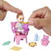 Barbie Skipper Babysitters Inc Baby Small Doll & Accessories, First Tooth Playset with Appearing & Disappearing Tooth view 2