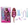Barbie Fun & Fancy Doll & Accessories Set, Fashion Doll with Extra-Long Color-Streaked Blonde Hair, Clothes & Styling Pieces view 3