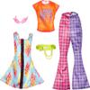 Barbie Fashions 2-Pack Clothing Set, 2 Outfits for Barbie Doll Include 2 Rock 'n Roll-Themed Looks & 2 Accessories view 1