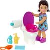 Barbie Skipper Babysitters, Inc. Playset with Brunette Doll in Butterfly Dress, Potty & Bathroom-Themed Accessories view 1