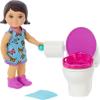 Barbie Skipper Babysitters, Inc. Playset with Brunette Doll in Butterfly Dress, Potty & Bathroom-Themed Accessories view 2