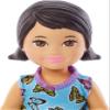 Barbie Skipper Babysitters, Inc. Playset with Brunette Doll in Butterfly Dress, Potty & Bathroom-Themed Accessories view 3