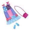 Barbie Complete Look Patchwork Print Dress Fashion Pack view 1