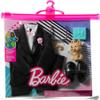 Barbie Ken Fashion Pack, Bridal Set with Groom Outfit for Ken Doll, Includes Tuxedo & Shoes, Puppy & 3 Accessories view 2