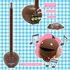 Otamatone Japanese Electronic Musical Instrument Portable Music Synthesizer from Japan by Maywa Denki Studio Award Winning, Educational Fun Gift for Children Teen Adult - Chocolate Strawberry Mint Set view 2