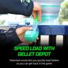 Gel Blaster Gellet Depot - Portable & Collapsible Ammo Storage Tub, Fast Loading Nozzle & Strainer - Hydrates & Stores 10,000 Water Based Gellets - Toy Gel Blasters Accessories view 2