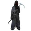 Spooktacular Creations Halloween Glowing Eyes Grim Reaper Costume for Kids, Dark Knight Reaper Phantom Costume for Halloween Dress Up-XL(12-14yr) view 4