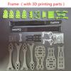5inch 225mm Mark5 Freestyle RC FPV Quadcopter Carbon Fiber Frame Kit 5mm Arm (5inch Frame with 3D printing parts) view 2