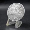 Aomcisi Creative Twelve Constellations Zodiac Coin Challenge Ancient Silver Commemorative Coins Home Decor Crafts Art Collection Gift (Sagittarius) view 3