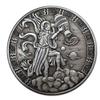 Creative Twelve Constellations Zodiac Coin Challenge Ancient Silver Commemorative Coins Home Decor Crafts Art Collection Gift (Aquarius) view 1