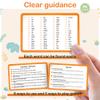 WJPC 58 Cards, 116PCS High Frequency Sight Words Flash Cards for (Pre-K, Pre-Kindergarten, Kindergarten, 4,5, 6Years Ages Kids Boys Girls Toddler Flash Cards for 4-6 Years. view 2