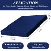 Frienda Game Table Cover Felt Game Tablecover Folding Tablecloth for Card Table for Playing Poker Cards Mahjong Jigsaw Puzzles Board Games, Table Not Included (Blue, 34 x 34 x 4 Inch) view 2