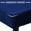 Frienda Game Table Cover Felt Game Tablecover Folding Tablecloth for Card Table for Playing Poker Cards Mahjong Jigsaw Puzzles Board Games, Table Not Included (Blue, 34 x 34 x 4 Inch) view 3