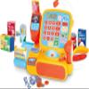 Casdon Cash Register - Toy Shopping Till Set with Working Calculator, Scanner, Pretend Money, Play Food, & More - Suitable for Preschool Toys - Playset for Children Aged 3+ view 1