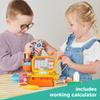 Casdon Cash Register - Toy Shopping Till Set with Working Calculator, Scanner, Pretend Money, Play Food, & More - Suitable for Preschool Toys - Playset for Children Aged 3+ view 4