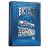 Bicycle Back To The Future Playing Cards 1 Pack, Premium, Foil, Metallic , Blue view 1