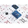 Bicycle Back To The Future Playing Cards 1 Pack, Premium, Foil, Metallic , Blue view 3