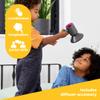 Casdon 73252 Dyson Supersonic Styling Set | Interactive Toy Hairdryer for Children Aged 3 Years & Up | Looks and Works Like The Real Thing, Grey view 3