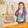 Casdon Fruit & Veg. Assorted Toy Basket with Fruits & Vegetables for Children Aged 2+. Perfect for Playing Shops view 4
