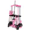 Casdon Henry & Hetty Toys - Hetty Cleaning Trolley - Pink Hetty-Inspired Toy Playset with Mop, Brushes, Dustpan, & Accessories - Kids Cleaning Trolley Set - For Children Aged 3+ view 1
