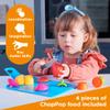Casdon Joseph Joseph Toys - Chop2Pot - Super Safe Kitchen Playset for Kids with Foldable Chopping Board & Choppable Play Food - For Children Aged 2+ view 3