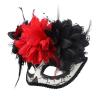 GREUS Sugar Skull Mask Women Mexican Day of the Dead Mask Flower Masquerade Masks for Halloween Costume Cosplay Party view 3