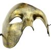 GREUS Antique Phantom of the Opera Mask Vintage Masquerade Mask Halloween One-Eyed Half Face Costume Mask for Men Women view 2
