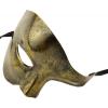 GREUS Antique Phantom of the Opera Mask Vintage Masquerade Mask Halloween One-Eyed Half Face Costume Mask for Men Women view 3