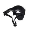 GREUS Antique Phantom of the Opera Mask Vintage Masquerade Mask Halloween One-Eyed Half Face Costume Mask for Men Women view 4