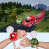 2023 Remote Control Car Watch Toys with LED Light,2.4 GHz Mini Racing Cars Wrist Toy for Kids,RC Small Car Interactive Outdoor Game Easter Halloween Birthday Gifts,Pink view 2