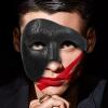 GREUS Antique Phantom of the Opera Mask Vintage Masquerade Mask Halloween One-Eyed Half Face Costume Mask for Men Women view 3