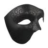 GREUS Antique Phantom of the Opera Mask Vintage Masquerade Mask Halloween One-Eyed Half Face Costume Mask for Men Women view 4