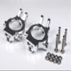 GTBRacing CNC Aluminum C-Hub Metal 1/5 RC Car LOSI 5ive -T C Hub Set Upgrade Parts (Silver) view 3