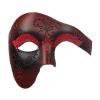 GREUS Antique Phantom of the Opera Mask Vintage Masquerade Mask Halloween One-Eyed Half Face Costume Mask for Men Women view 1