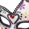 GREUS Sugar Skull Mask Women Mexican Day of the Dead Mask Flower Masquerade Costume Half Face Masks for Halloween Party view 3