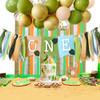 Birthday Decorations Set for Baby 1st Birthday High Chair Banner Dinosaur Theme Party Supplies ONE Birthday Banner Photo Props view 1
