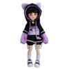 New 1/3, 1/4, 1/6BJD Doll Clothes Cute Cat Sweater for Large 1/6, Yosd, 30cm 45cm 60cm Bjd SD DD Doll Accessories (Black-Purple,1/6) view 2