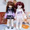 New 1/3, 1/4, 1/6BJD Doll Clothes Cute Cat Sweater for Large 1/6, Yosd, 30cm 45cm 60cm Bjd SD DD Doll Accessories (Black-Purple,1/6) view 3