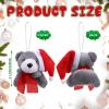 28 Pieces 3 Inches Christmas Stuffed Animal Toys Small Animal Plush Key Chain Plush Animal Toy Set for Christmas Tree Decorations, Stocking Stuffing, Party Gifts (Mixed Style) view 2