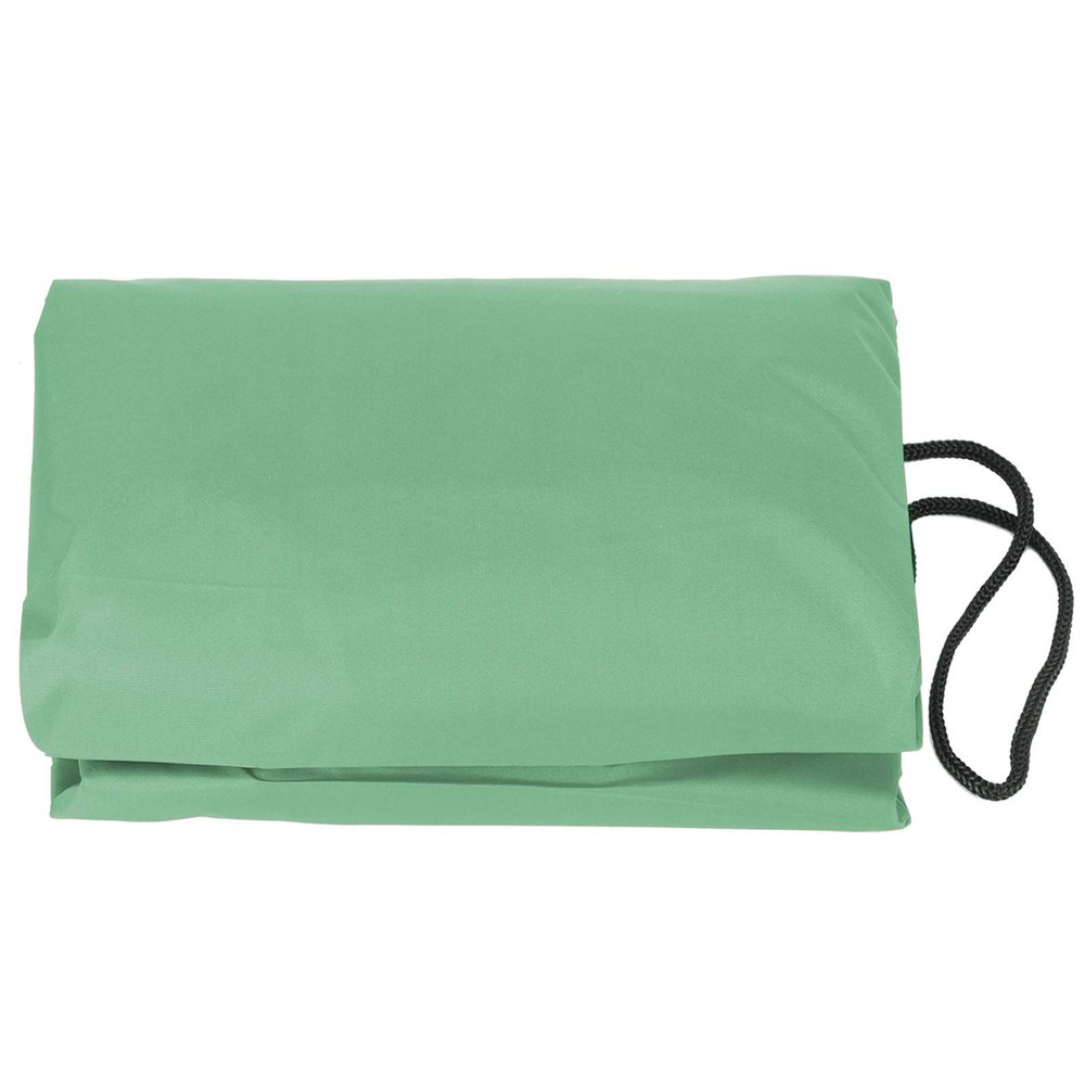 Milltrip Sandbox Cover Sandbox Sandpit Cover Waterproof and Sun, 190T Silver Coated Polyester Taffeta Duty Sandbox Protective Cover with Drawstring(120 * 120 * 20cm-Green)