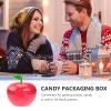 Angoily Christmas Apple Container 10PCS Party Toy Filled Plastic Bobbing Apples Christmas Party Favors Xmas Fruit Ornament Baubles Winter Party Decoration Supplies view 4