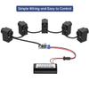 5 Packs LX-15D Serial Bus Servo with Servo Controller & Debug Board, Dual Bearing Full Metal Gear Steering Servo for RC Robot DIY, High Torque Servo 15KG.CM 6V - 17KG.CM 7.4V, Control Angle 240 view 4
